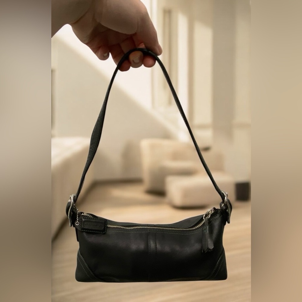 Vintage 2000s Coach Mini Black Bag